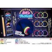 【１２月２５日頃入荷予定】カラフルネオンブレスレット3本入り２