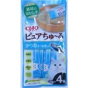 いなば　ＣＩＡＯ　ピュアちゅーる　かつお　かつお節入り　１４ｇ×４本　猫用おやつ　食べきりサイズ