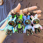 かわいいアクリルうさぎキーホルダー　小さなうさぎチャーム  バッグペンダント 記念品