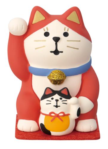 開運の青い鳥招き猫　コンプリートされたい方へ concombre 開運カラー招き猫 赤 ZCB-16362 | 卸売・ 問屋・仕入れの