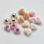 アクリル ビーズパーツ デコパーツDIY カスタムボールペン対応 デコ素材 手芸材料 チェーンパーツ