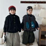 2025秋冬新作  ベビー服 子供用  ベスト フリース裏起毛 厚手 防寒 上着 男女兼用 80-140cm