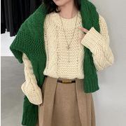 UQ0444トップス レディース セーター ニット カットソー 6色 長袖 韓国風  2025秋冬新作
