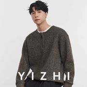 PQ0541  厚手 メンズ 2025年秋冬新作 カジュアル ラウンドネック パーカー 仮二件