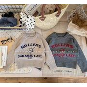2025秋冬新作★韓国風子供服★ベビー服 ★キッズ服★アパレル★ニット 丸首のセーター 80-130