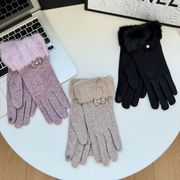 手袋　かわいい　レディース　秋冬　韓国ファッション　リボン