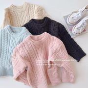 2026新作　秋冬　子供服　セーター　キッズ　ニットトップス　厚手　90cm～150cm 4色