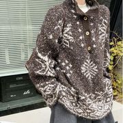 UQ0454トップス レディース セーター ニット カットソー プルオーバー 長袖 韓国風  2025秋冬新作