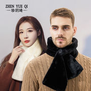 秋冬新作 滑らかフリース防寒マフラー ユニセックス保暖加厚ネックウォーマー5色