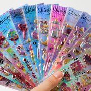 2025★DIY手作り ステッカー★粘着シール★3D★手帳素材