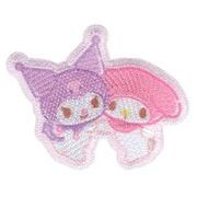 【新入学】サンリオキャラクターズ「マイメロディ・クロミ」Happy Friendships ワッペン SCW601-SCW75