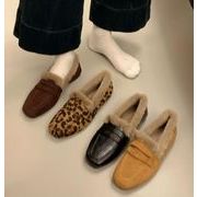 秋冬シューズ  パンプス ローファー フレンチ風  裏起毛 お出かけ 靴  防寒