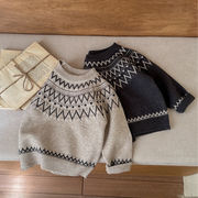 「2026」子供服★トップス★ニット★セーター★韓国風子供服★2色100cm～130cm