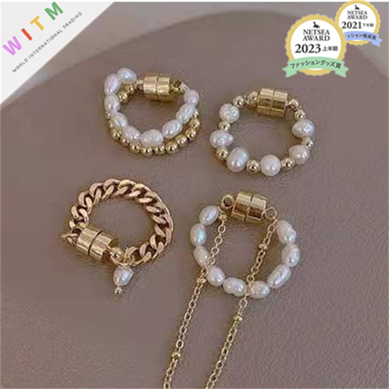 パール イヤークリップ イアリング 片耳 マグネット式 イヤーカフ レディース 耳飾り アクセサリー