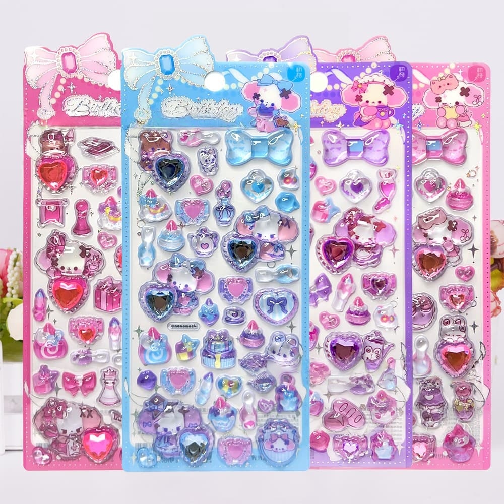 人気新品★DIY手作★立体キャラクターシール★粘着シール★3Dシール★手帳用・創意ステッカー