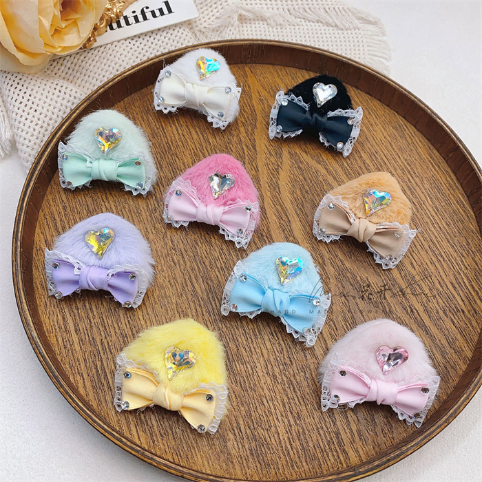 新入荷 蝶結び デコパーツ 生地 パッチ 刺繍アップリケDIY ヘアアクセサリーバッグ装飾 貼り付けパーツ