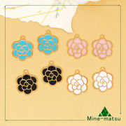 バラ アクセサリーパーツ デコパーツ カン付き ペンダント 上品 DIY素材 ハンドメイド