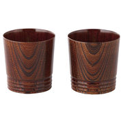 山中塗 欅のグラスペア 伝承