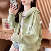 2026年新作 春　韓国風　レディース　ゆったり　パーカー レース　カジュアル　カーディガン