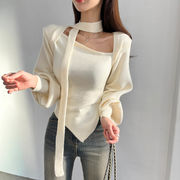 今季マストバイ   気質   おしゃれ   加厚   スリット付き   ニット セーター