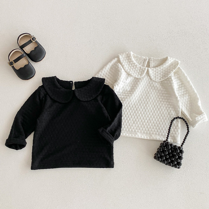 2025秋冬※Weinis☆ドールネック 長袖ベースレイヤー シャツ Tシャツ 女の子