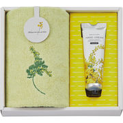 ミアミモザ　今治ハンドタオル＆ハンドクリームクリーム