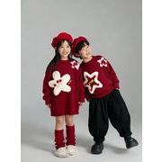 子供服　100~150cm　キッズセーター　星　男女兼用　韓国子供服