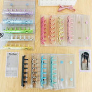 シール帳 プラバン 透明 A7サイズ ミニ バインダー クリア【リフィル×20枚】