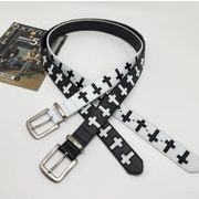 ファッションベルト 帯   ベルト パンク風 フェイクレザー