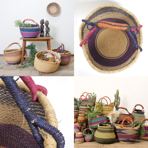 7-ブルキナバスケット丸 L  