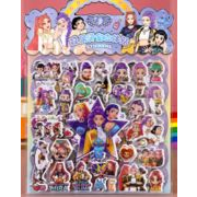 ぷくぷくシール ぷっくりシール 3Dステッカー 立体ステッカー エポキシステッカー　ヌイグルミ