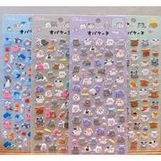 文房具  手帳素材 手芸DIY 手帳シール ステッカー 3Dシール 装飾シール 精美 ク