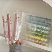 雑貨 文具 A6サイズ クリアシール帳 バインダー シール収納 シール帳 台紙 剥離紙 中ページなし