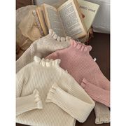 子供服　90~150cm　キッズセーター　ニット　フリル　韓国キッズ服