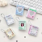 ミニID写真アルバム ミニアルバム バッグチャーム ファッション 写真ケースLF