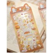 DIY用 手帳用 貼り付け スマホケース シール 可愛い 立体  装飾用 手芸用品