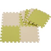 シービージャパン やわらかジョイントマット ポルト 30cm 8枚組 抹茶