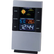 カラーウェザーインフォクロック（音・振動センサー付） 6168-26