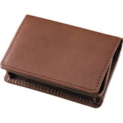 MADE IN JAPAN ボックス小銭入れ 4OO3356BN1 ダークブラウン