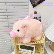 ショルダーバッグ 豚 ピンク ぬいぐるみ 可愛い 個性的 斜めがけ ポシェット