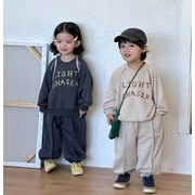2026年春・秋新作 男女スポーツセット 子供服  ベビーカジュアルスウェットシャツ 2点セット