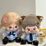 20cm コットンドール用 ロングイヤー付き スウェットトップス 超キュート 無属性 春秋用 ドール服