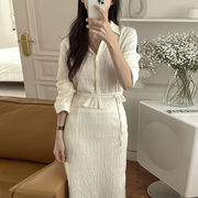 2026年INS 春新作  気質   おしゃれ  韓国風   シャツ +ハイウエスト  ミニスカート