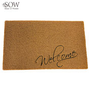 ■SOW（ソウ）■■2026SS　新作■　ふかふかテラスマット　WELCOME　ナチュラル