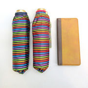 【日本製】【雨傘】【折りたたみ傘】甲州産先染朱子織格軽量超短4段折畳傘