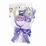 【2026年SS新作】花束   ソープフラワー　オーブローズブーケ　LAV　MM000011-00L