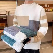 2026春秋メンズ服 シンプル おしゃれ ニットセーター 韓国風 トップス 防寒 温かい インナーシャツ[M~2XL]