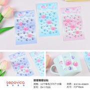 diy 手作り オタ活 顔飾り 推し活 自作グッズ 3Dシール 立体ステッカー アクリル ラインストーン