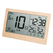 電波カレンダー時計