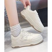 【日本倉庫即納】 厚底スニーカー ローカット 美脚シューズ